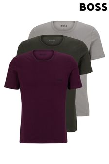 BOSS Cotton Logo T-Shirts 3 Pack