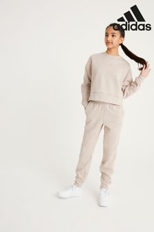 adidas Brown Junior Future Icons Tracksuit (C46670) | £45