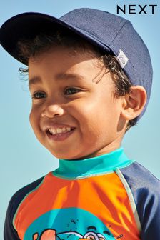 Navy Slub Jersey Cap (3mths-10yrs) (C47142) | £6 - £8
