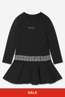Givenchy Kids Girls Embroidered Logo Milano Dress