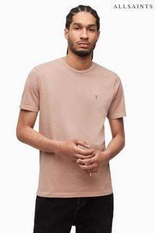 AllSaints Pink Ossage Short-Sleeved Crew-Neck T-Shirt
