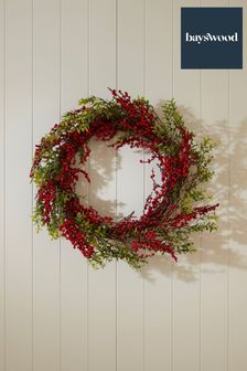 Bayswood Green Wreath 50cm