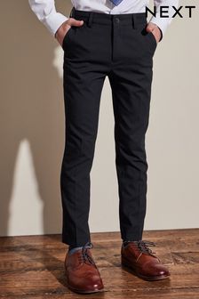 Navy Blue Skinny Fit Suit Trousers (12mths-16yrs) (C51480) | £19 - £31