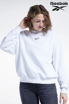 Reebok White Classics Logo Sweatshirt