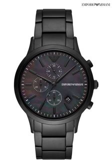 Emporio Armani Gents Renato Black Dress Watch (C52299) | £349