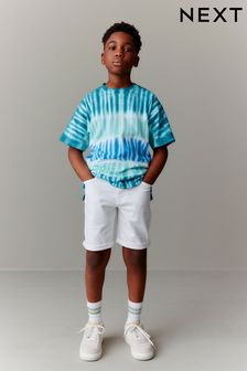 Blue/Green Relaxed Fit Tie-Dye Short Sleeve T-Shirt (3-16yrs) (C52798) | £8 - £13