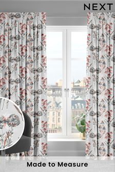 Red Kewa Made To Measure Curtains