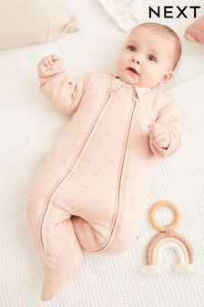 Pink 2.5 Tog Wadded Single Sleepsuit (C53274) | £18 - £22