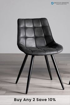 Bentley Designs Grey Set of 2 Seurat Chairs