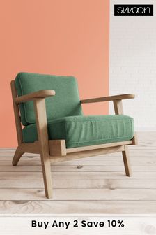 Swoon Karla Chair Smart Wool - Hunter Green (C54570) | £670