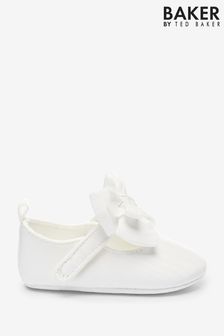 Baker by Ted Baker Ivory Bow Mary Jane Padders (C54591) | £18