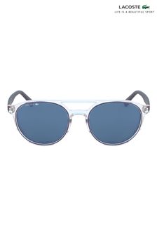 Lacoste Blue Round Sunglasses