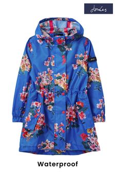 Joules Blue Golightly Waterproof Recycled Packable Jacket (C55267) | £30 - £33