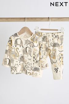 Monochrome Safari 2 Piece Baby T-Shirt And Leggings Set (0mths-2yrs) (C55860) | £13 - £15
