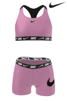 Nike Pink Logo Tape Shorts Bikini (C55918) | £26