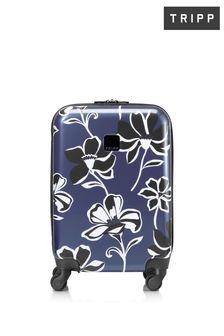 Tripp Lily Blue And White Cabin Four Wheel Suitcase (C56703) | £59.50