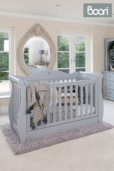 Sleigh Royale Cot Bed in Pebble with Deluxe Purotex Mattress (C60814) | £1,348