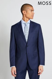 Moss Bros Blue Moss x Cerutti Tailored Fit Twill Suit (C61492) | £259