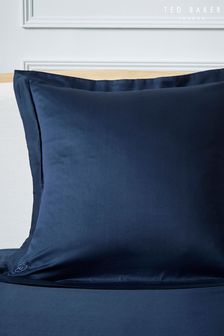 Ted Baker Blue Silky Smooth Plain Dye Pillowcase