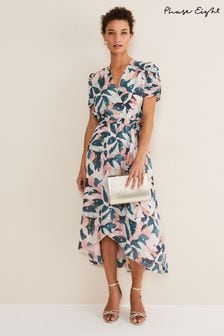 Phase Eight Natural Averie Floral Dress (C64628) | £149