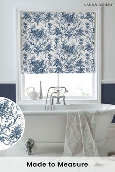 Midnight Tuileries Made To Measure Roman Blinds
