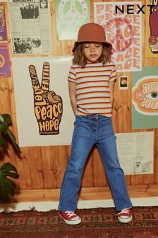 Dark Wash Flare Jeans (3-16yrs) (C68836) | £16 - £21