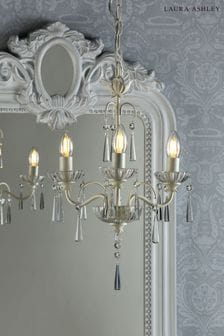 Cream Margo 3 Painted Crystal Chandelier Ceiling Light