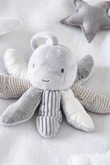The White Company Interactive Oscar Octopus White Toy (C69960) | £22