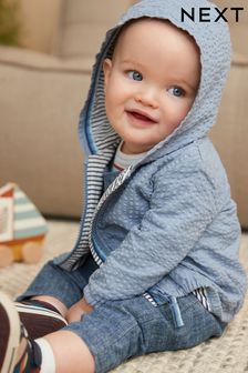 Blue Baby Crinkle jacket (0mths-2yrs) (C70294) | £16 - £18
