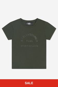 Karl Lagerfeld Girls Organic Cotton Logo T-Shirt