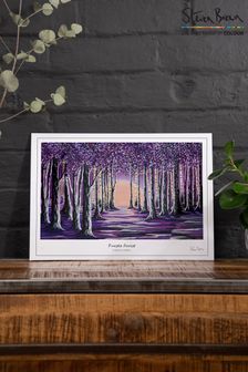 Steven Brown Art Purple Forest A3 Collector's Edition Print