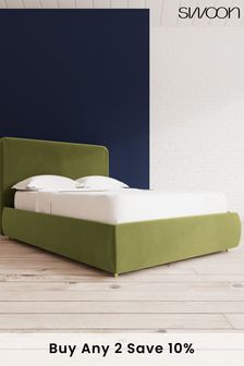 Swoon Easy Velvet Fern Green Brockham Divan Bed (C70680) | £950 - £1,000