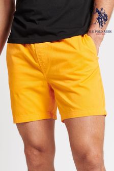 U.S. Polo Assn. Orange Deck Shorts