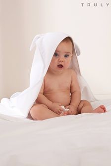 Truly Baby White Bunny Ear Towel (C71061) | £22
