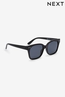 Black Preppy Style Polarised Sunglasses (C71469) | £11