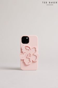 Ted Baker Pink Magnolia Silicone Iphone 13 Clip Case