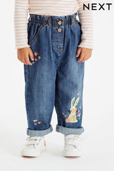 Blue Bunny Character Denim Jeans (3mths-7yrs) (C76552) | £15 - £17