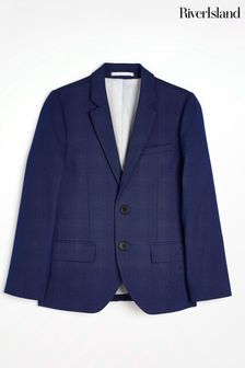 River Island Boys Blue Buzzy Suit:Jacket (C77307) | £38