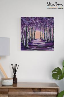 Steven Brown Art Purple Purple Forest Medium Canvas Print
