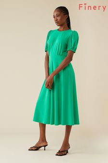 Finery Green Mya Jersey Dress