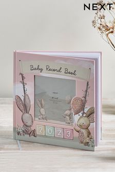 Pink Girl Born in 2023 Baby Record Book (C80051) | £8