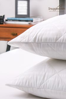 Snuggledown 2 Pack Scandinavian Synthetic White Pillow Protectors (C80418) | £16