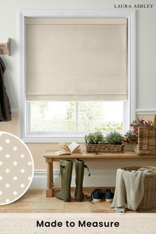 Natural Louise Star Made To Measure Roman Blinds