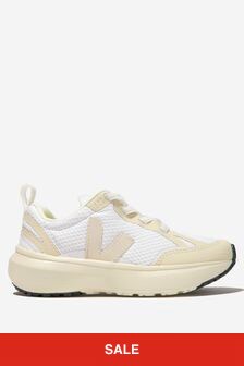 Veja Unisex Canary Alveomesh Trainers in White