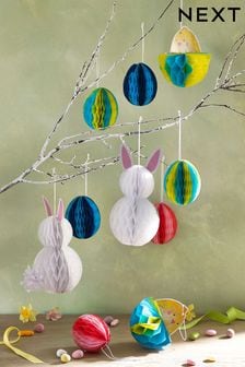 Multi Easter Honeycomb Bauble Pack (C82960) | £10