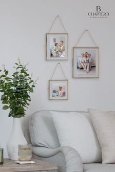 Chapter B Gold Ribbed Hanging Frame (C85155) | £12 - £16
