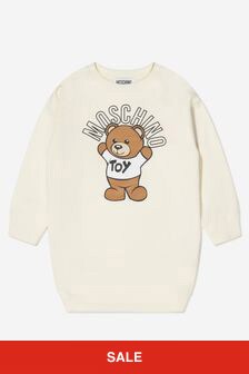 Moschino Kids Girls Teddy Bear Sweater Dress