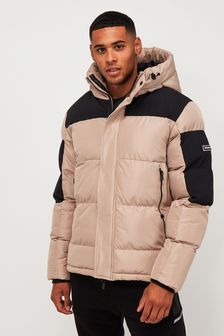 Buy Men's Jackets Cream Colour Block 