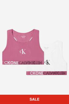 Calvin Klein Underwear Girls Bralette Set in Pink