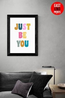East End Prints Black Just Be You Print by apricot+birch